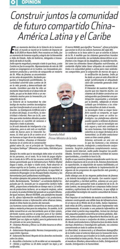 Articles written by Hon'ble Prime Minister of India on AI Impact Summit 2026